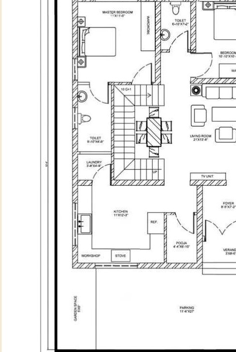2D furniture plan