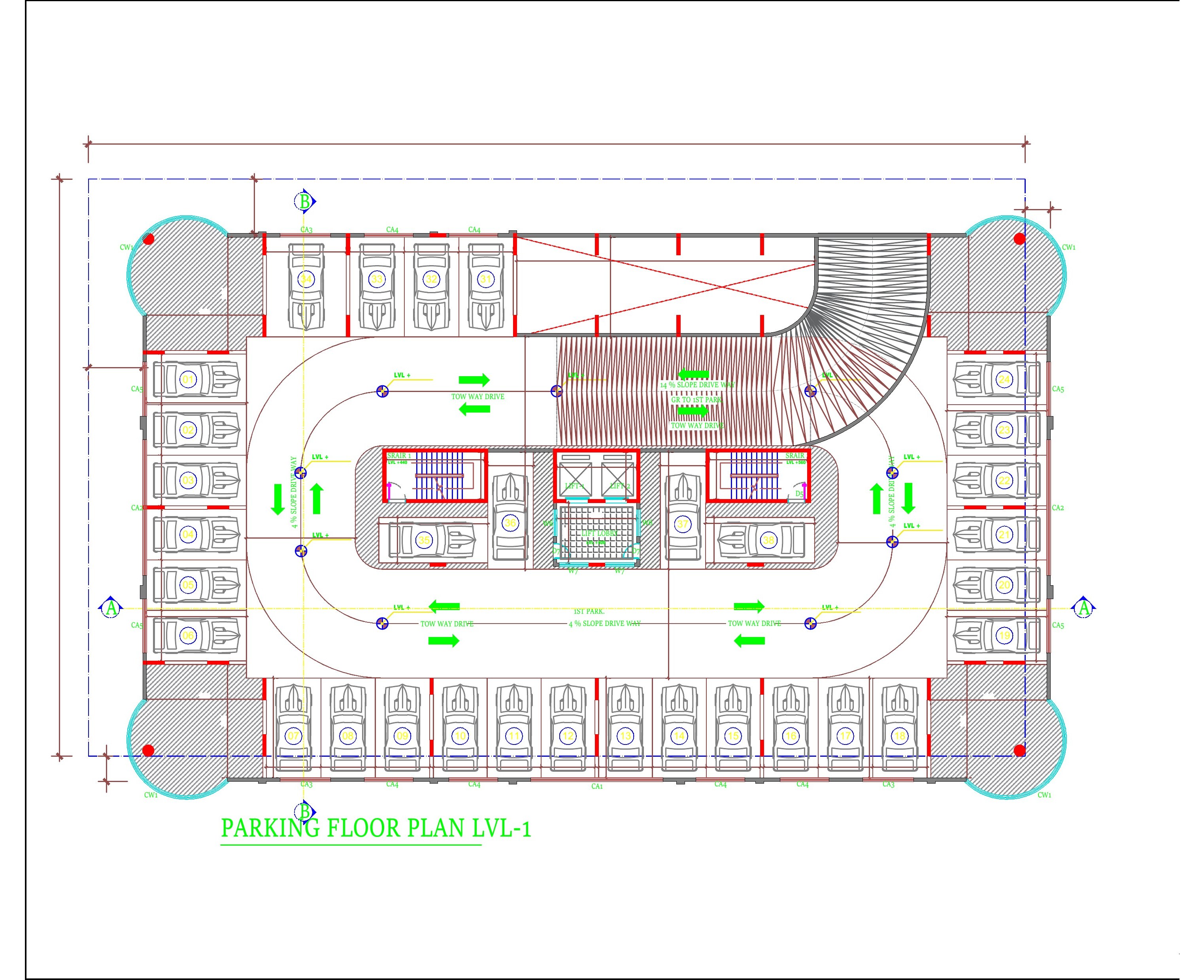 Parking Floor — Level 1