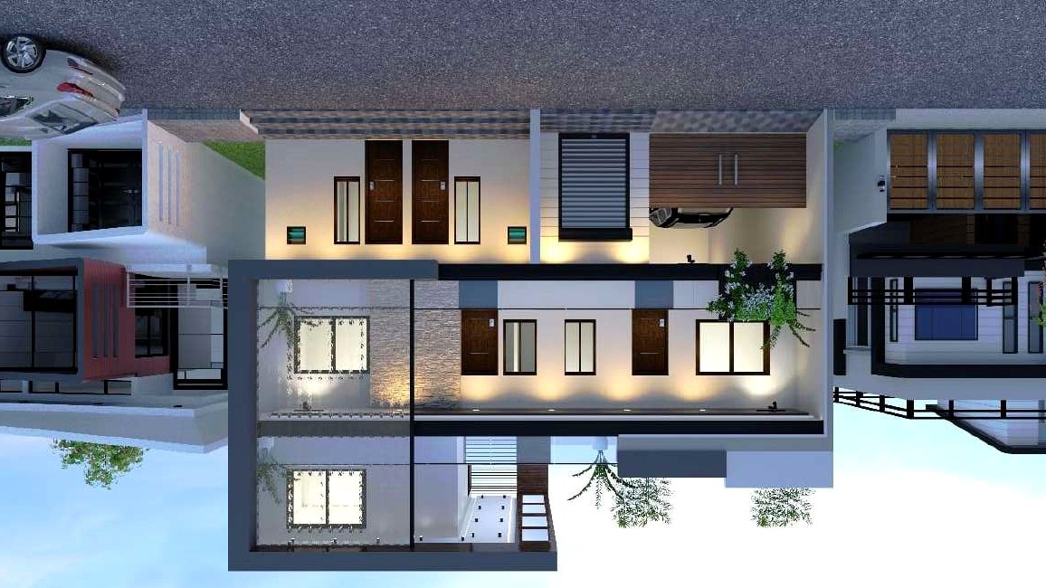 Terrace · dusk overhang