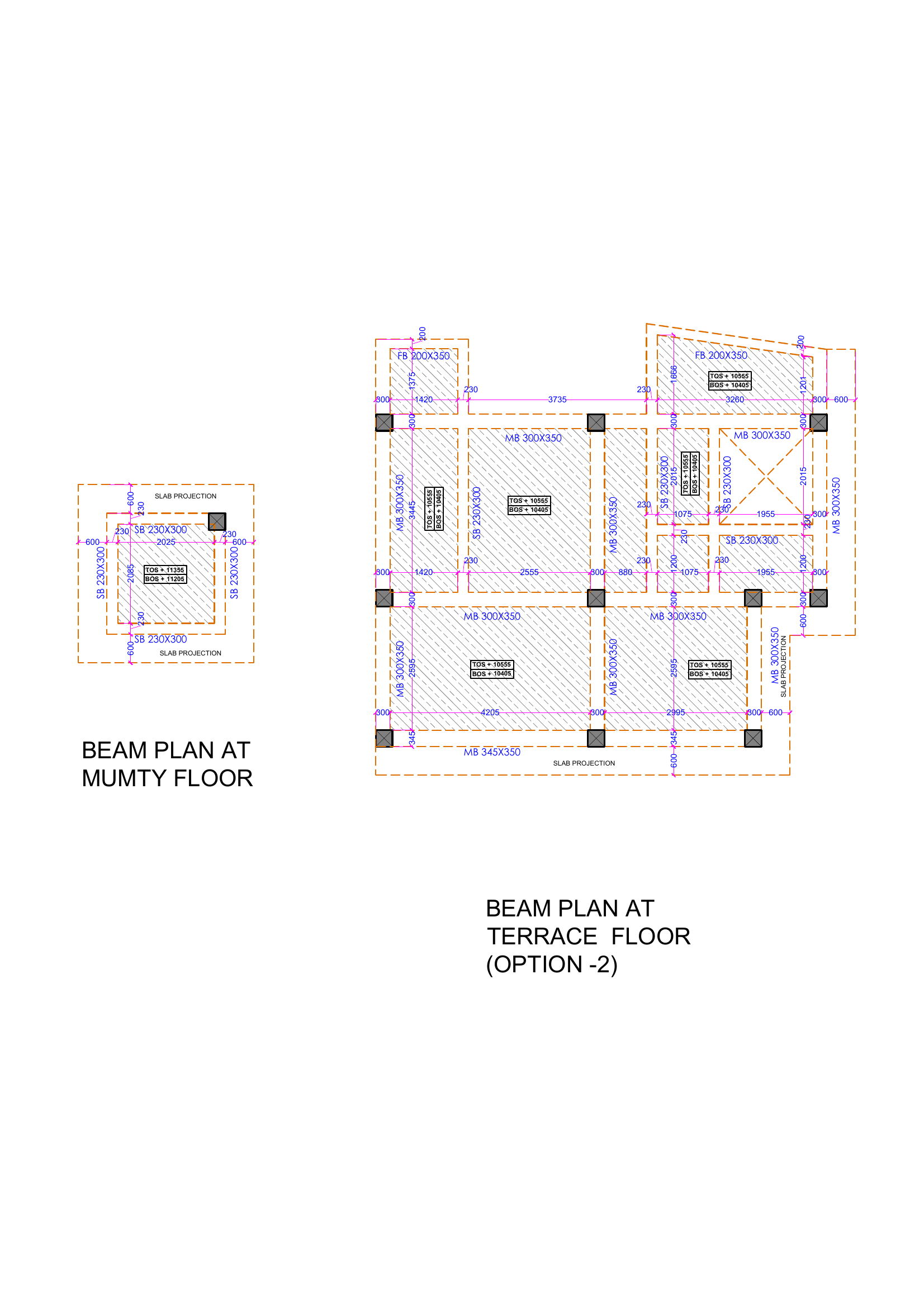 Beam Plan — Mumty Floor