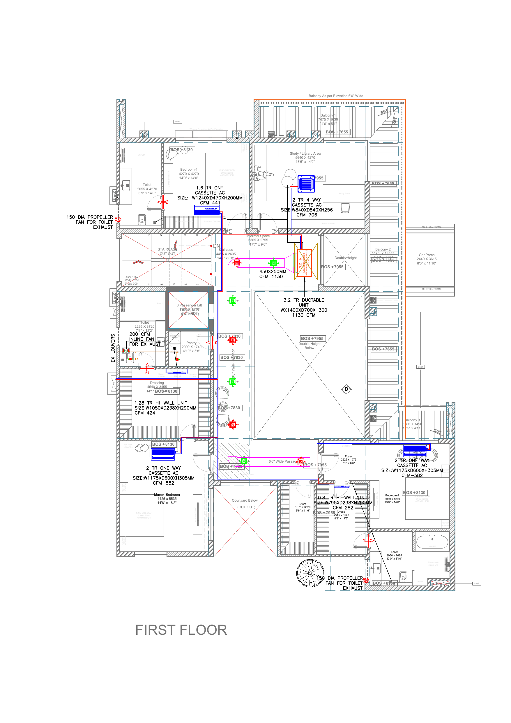 First Floor · HVAC Layout