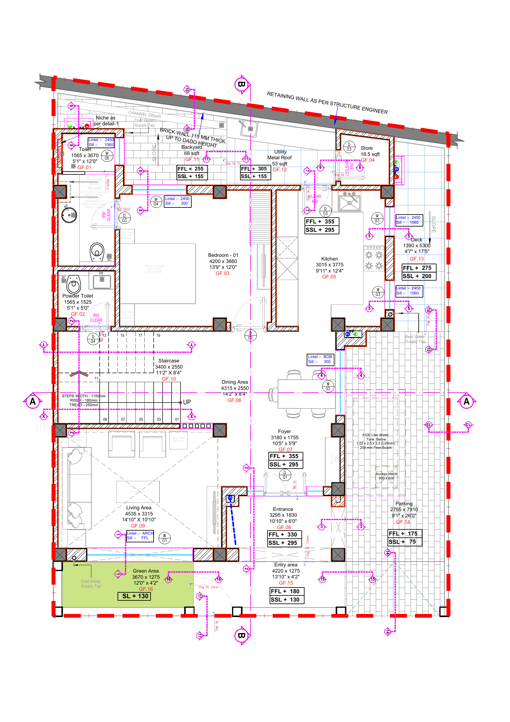 Ground Floor Plan (Detailed)