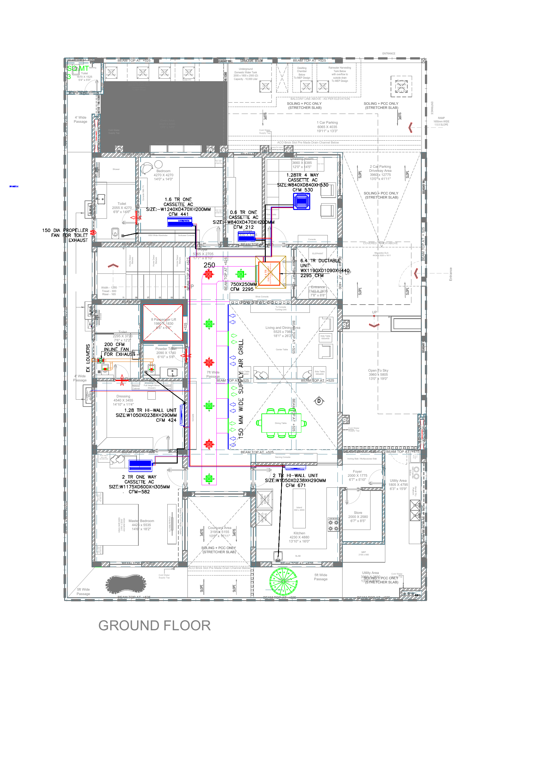 Ground Floor · HVAC Layout