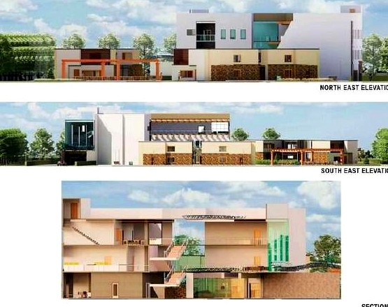 Elevations & section